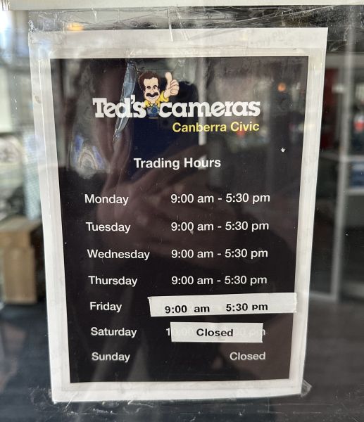 Ted's closed on Saturdays