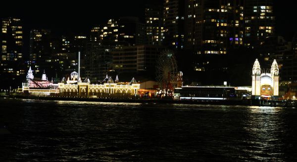 View from Vivid party boat