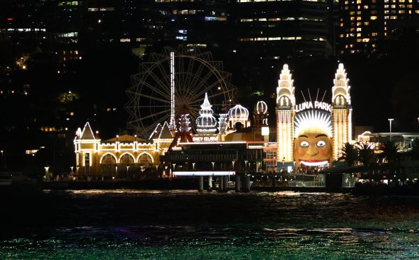 View from Vivid party boat