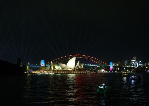 View from Vivid party boat