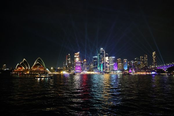 View from Vivid party boat