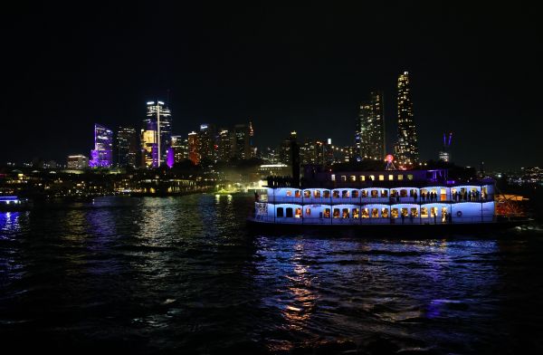 View from Vivid party boat