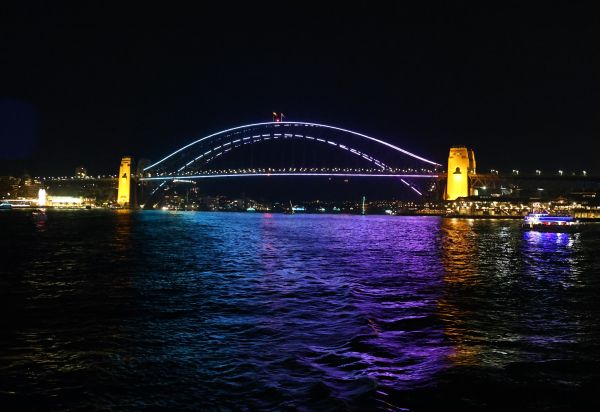 View from Vivid party boat