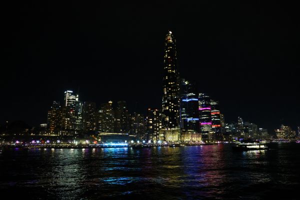 View from Vivid party boat