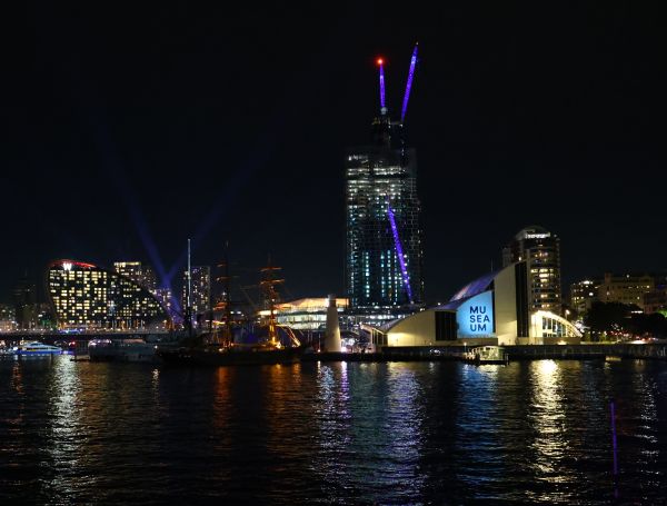 View from Vivid party boat