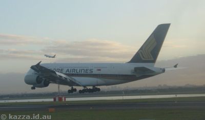 A380 coming in to land