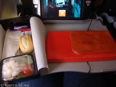 Food on the plane