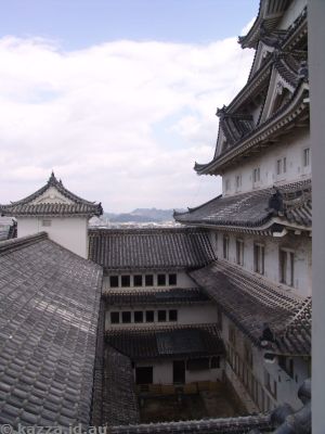 Courtyard in Himeji Castle