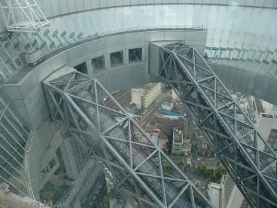 Escalators in the Umeda Sky Building