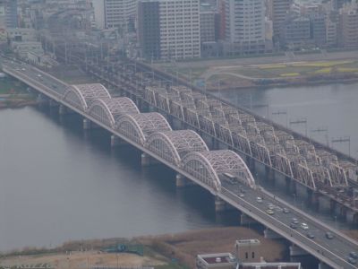Bridges over the Yodo River