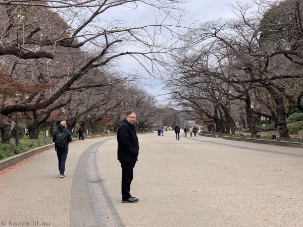 Stu in Ueno Park