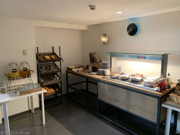 Breakfast bar at Staycity Aparthotel, Hayes and Harlington