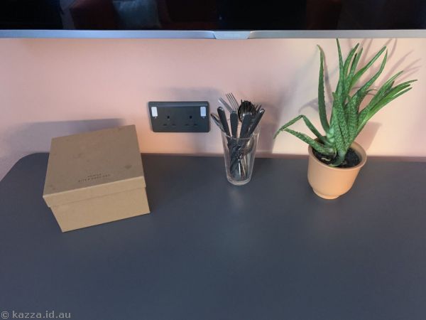 Stuff on the table at Room2