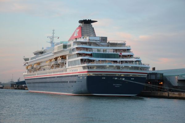 Balmoral docked at Southampton