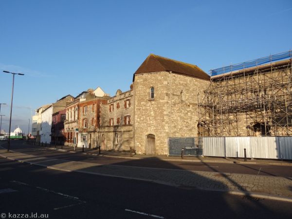 Buildings in the old city wall