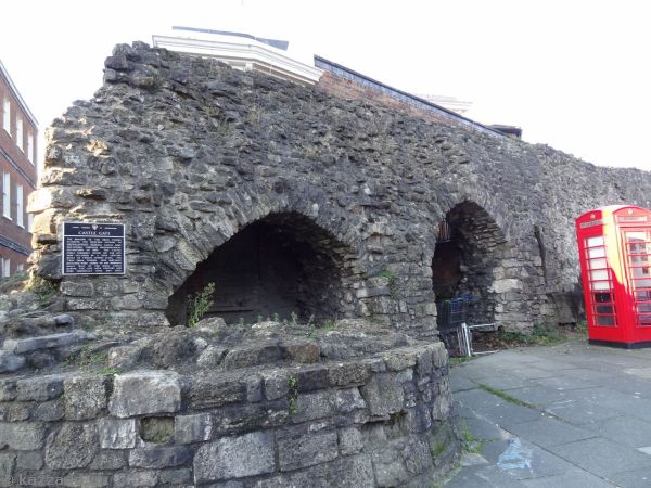 Remains of the drum tower at Castle Gate