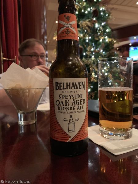 Belhaven beer in the Golden Lion Pub