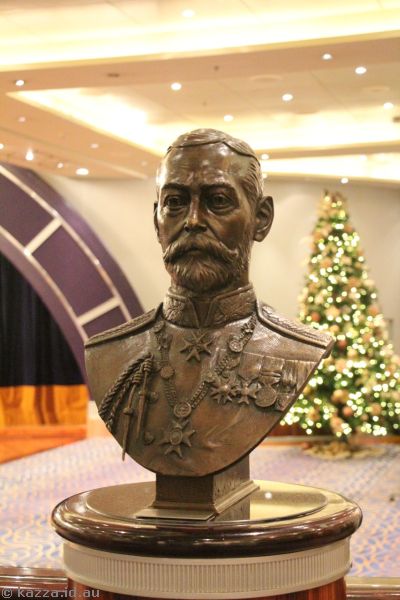 Bust of King George V in the Queens Room