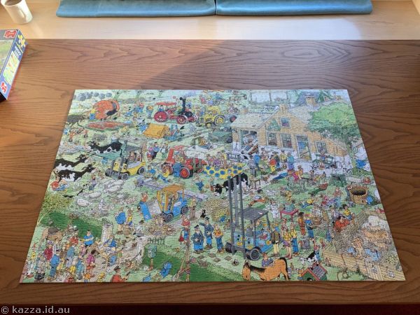 Completed Comic Jigsaw