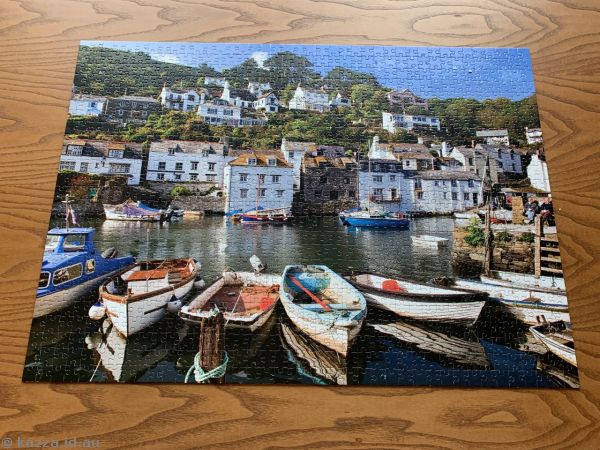 Completed Polperro jigsaw