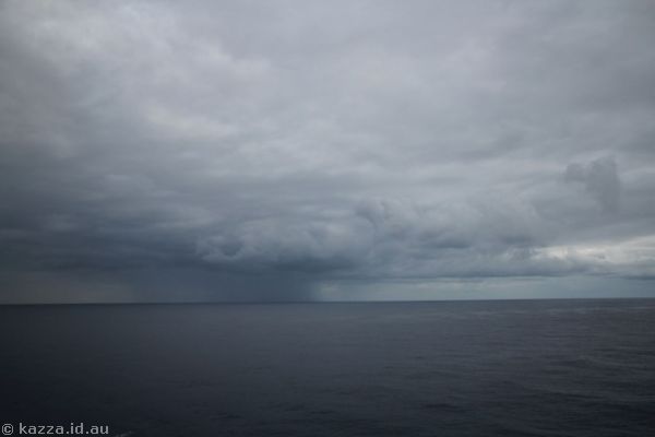 View from our balcony, day 2 of cruise to Caribbean