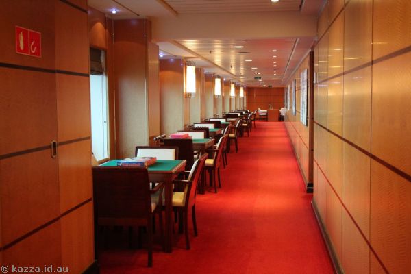 Starboard side games corridor