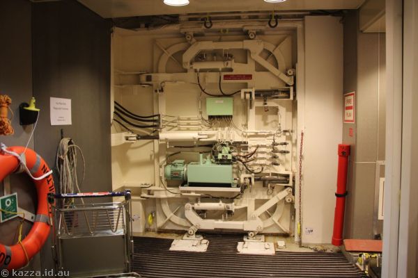 Outer door in Chelsea tender room