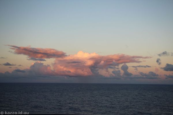 View from our balcony, day 3 of cruise to Caribbean