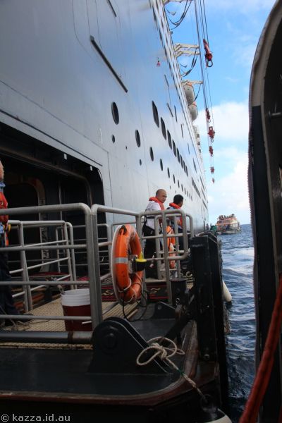 Tender loading area