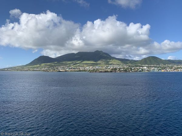 St Kitts from Queen Mary 2