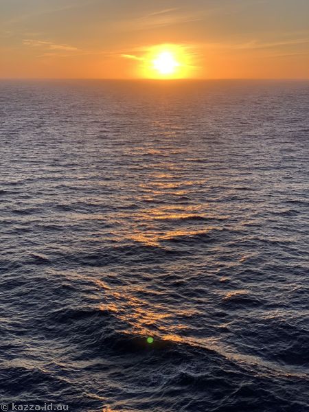 North Atlantic at sunset