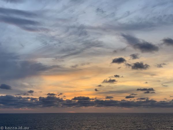 Sunset over the North Atlantic