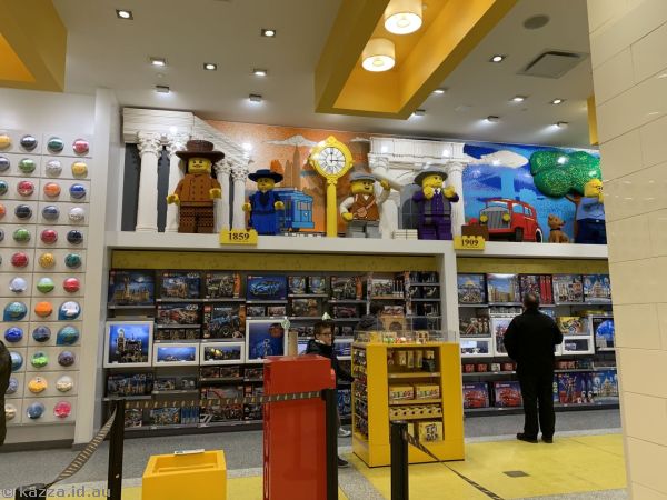 New York through time in the Lego Store