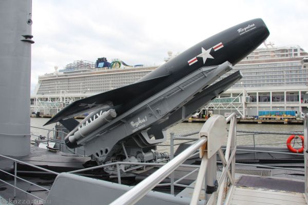Cruise missile on USS Growler