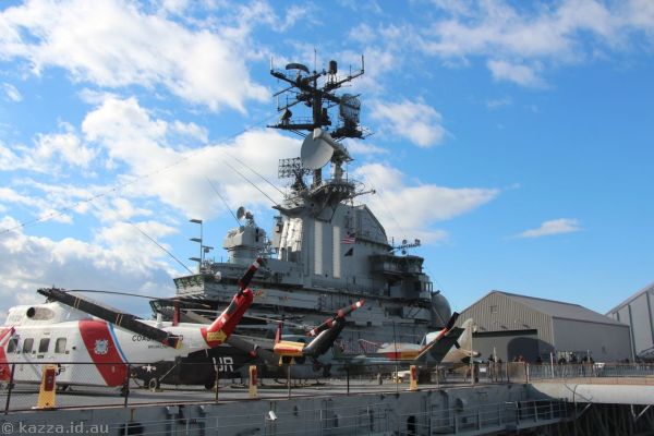 Island control structure of USS Intrepid