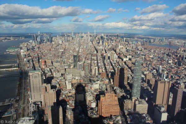 View north over Manhattan