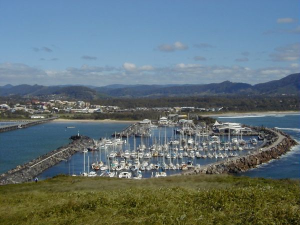 Marina at Coffs Harbour from Muttonbird Island