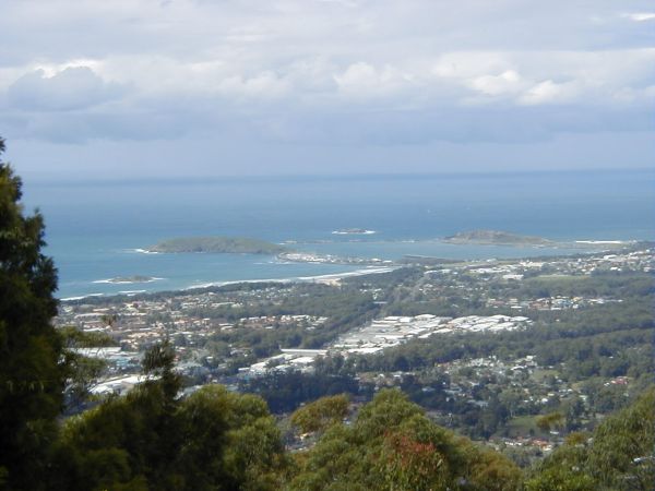 View of Coffs Harbour from Sealy Lookout