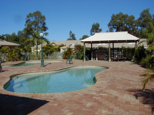 Pools at Mum and Dad's investment property in Thorneside
