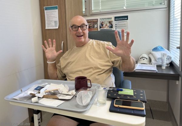 Uncle Graham in hospital