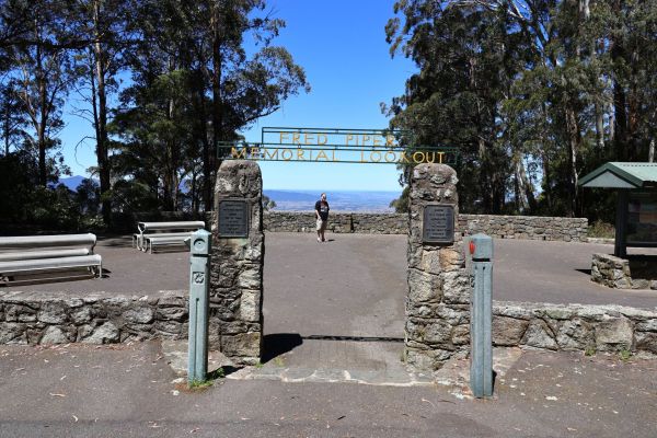 Stu at Fred Piper Memorial Lookout