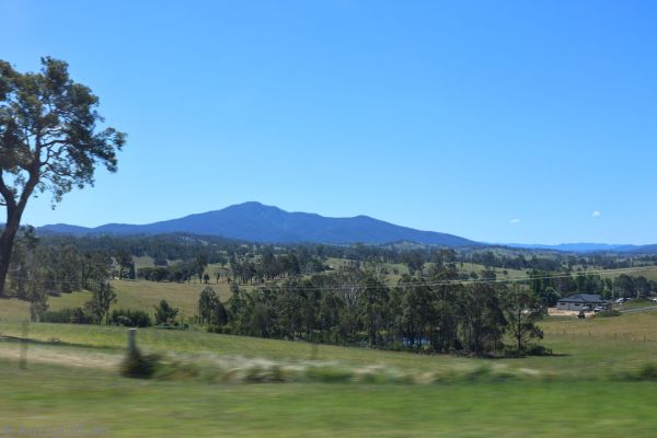 View to Mt Dromedary from south of Cobargo