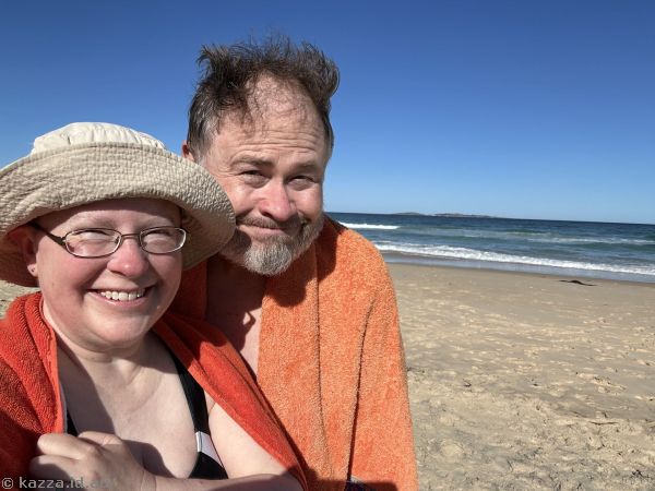 Me and Stu on Handkerchief Beach
