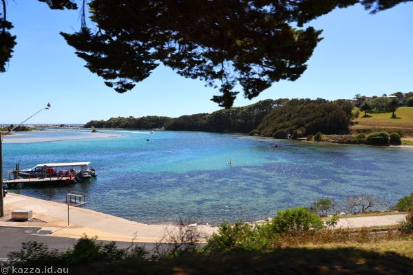 Wagonga River from Wharf Street in Narooma