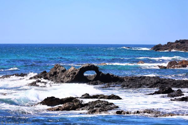 Rock formations off Seal Rocks