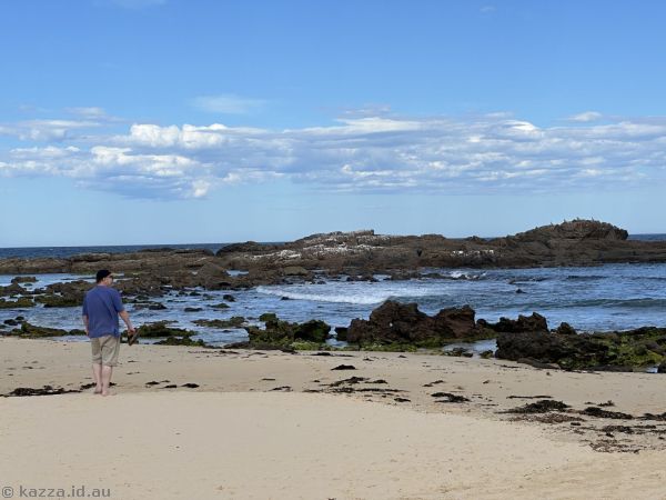 Stu at Mystery Bay