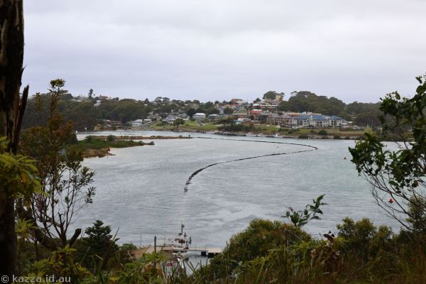 View to Wagonga River from reserve off Eastaway Avenue