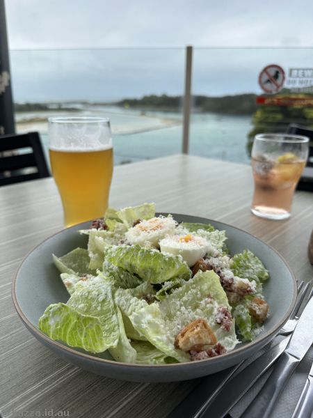 My view at lunch at the Narooma Hotel