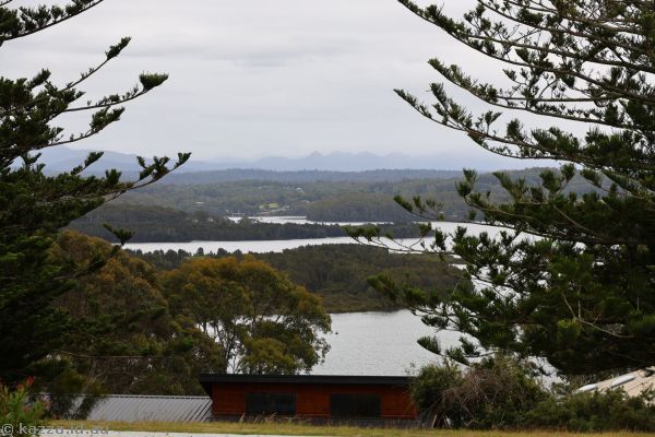 Tuross River from water tank reserve above Trafalgar Road