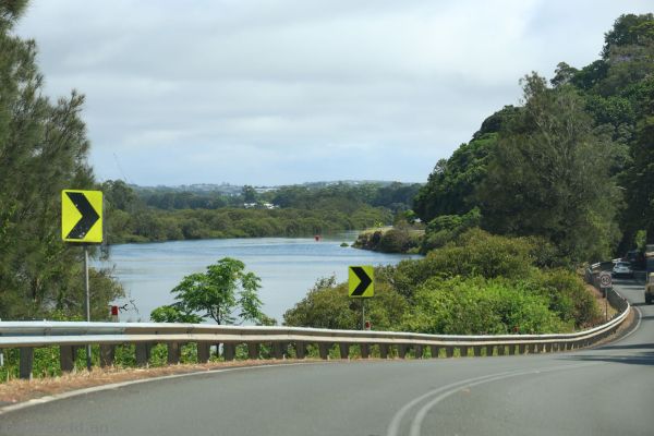 Minnamurra River from Riverside Drive in Kiama Downs (replicating a photo of Dad's)
